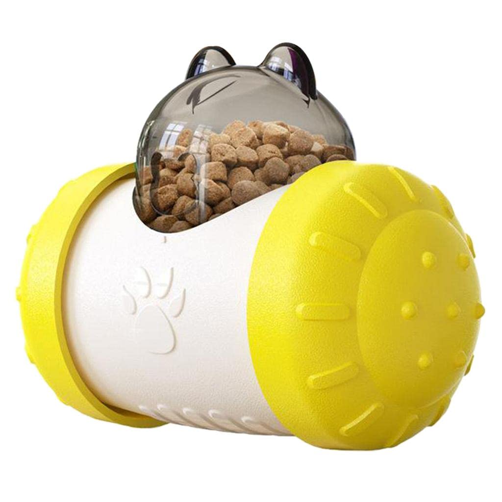 Distributeur de Croquettes pour Chien - BrainChase™ - Jaune