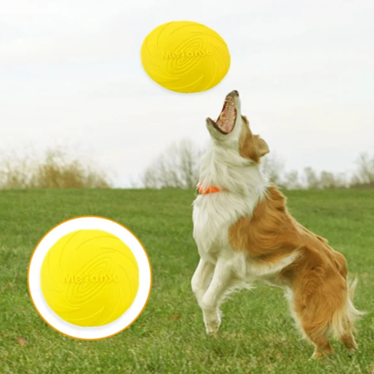 Frisbee Chien - FlyingDiscToys™ - Jaune